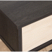 Mesa Consola Credencia Ferro Preto Madeira Wengue